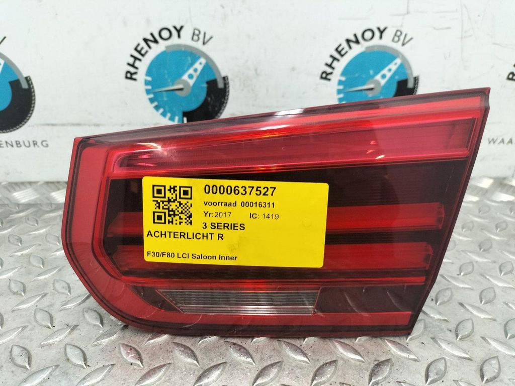 BMW 3 SERIES F30 LCI 320I ACHTERLICHT R 2017, Auto-onderdelen, Ophalen of Verzenden, Gebruikt, Stiba lid