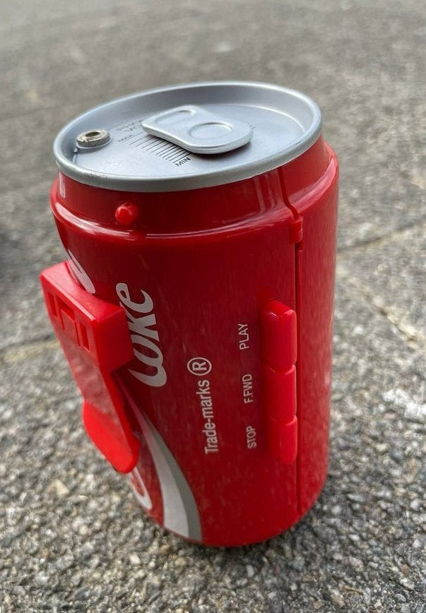 Vintage Coca cola AKURA C401 cassettespeler, Verzamelen, Ophalen of Verzenden, Zo goed als nieuw