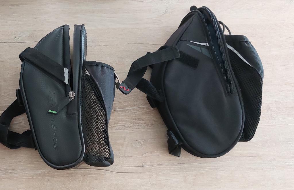2 zadeltasjes fiets, Fietsen en Brommers, Ophalen, Gebruikt