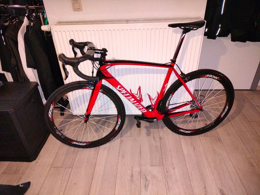 Specialized Tarmac SL4 Full Carbon + Tacx Flow Smart, Enlèvement, Comme neuf, Autres types