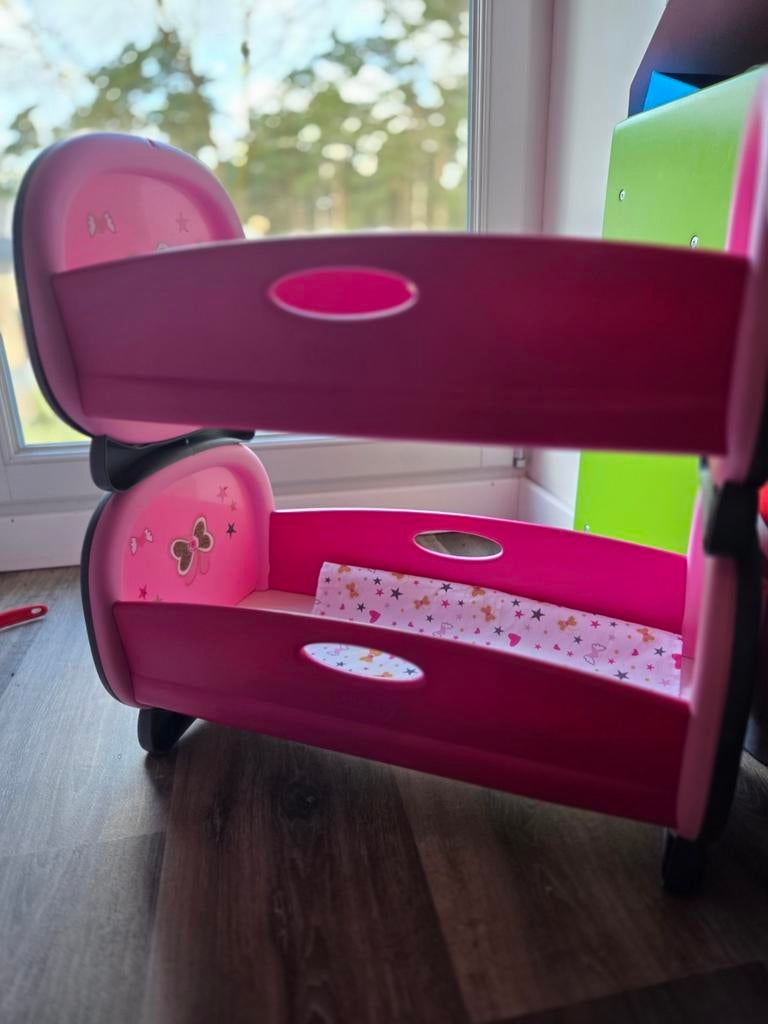 2 lits pour poupées, un lit superposé ou un lit smooby sépar, Enlèvement, Utilisé, Baby Pop