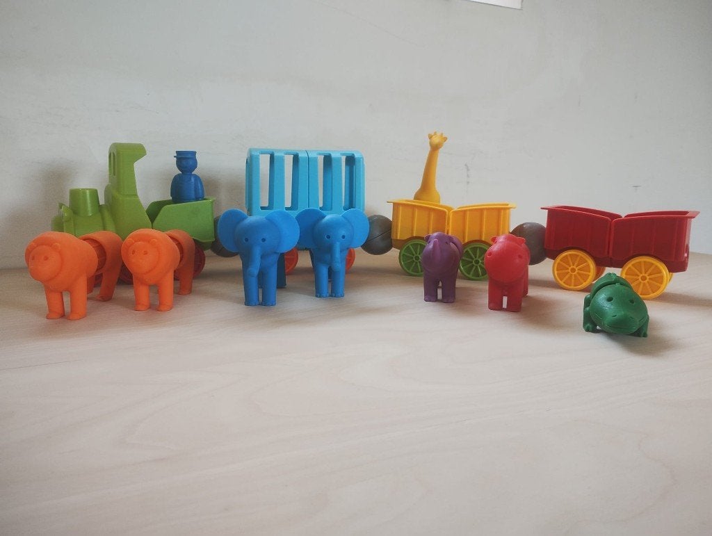 Smartmax trein + dieren, Ophalen of Verzenden, Zo goed als nieuw, Jongen of Meisje