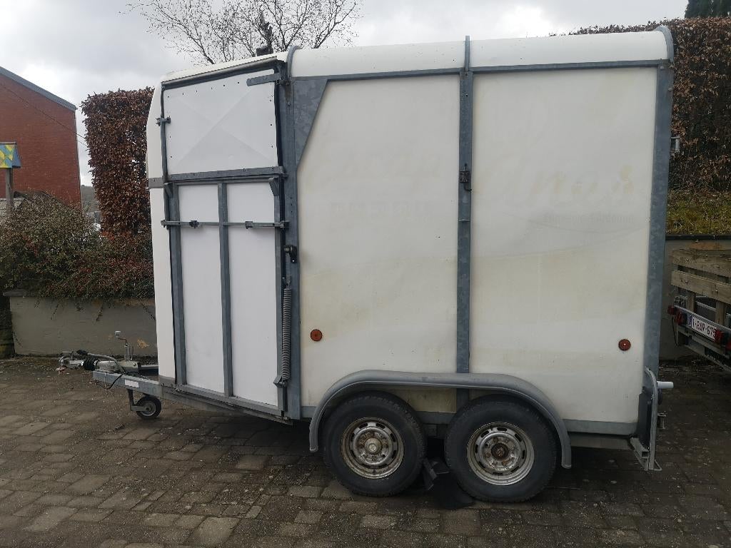 Van 2 chevaux, Animaux & Accessoires, Chevaux & Poneys | Semi-remorques & Remorques, Enlèvement, Utilisé, Polyester, Remorque 2 chevaux