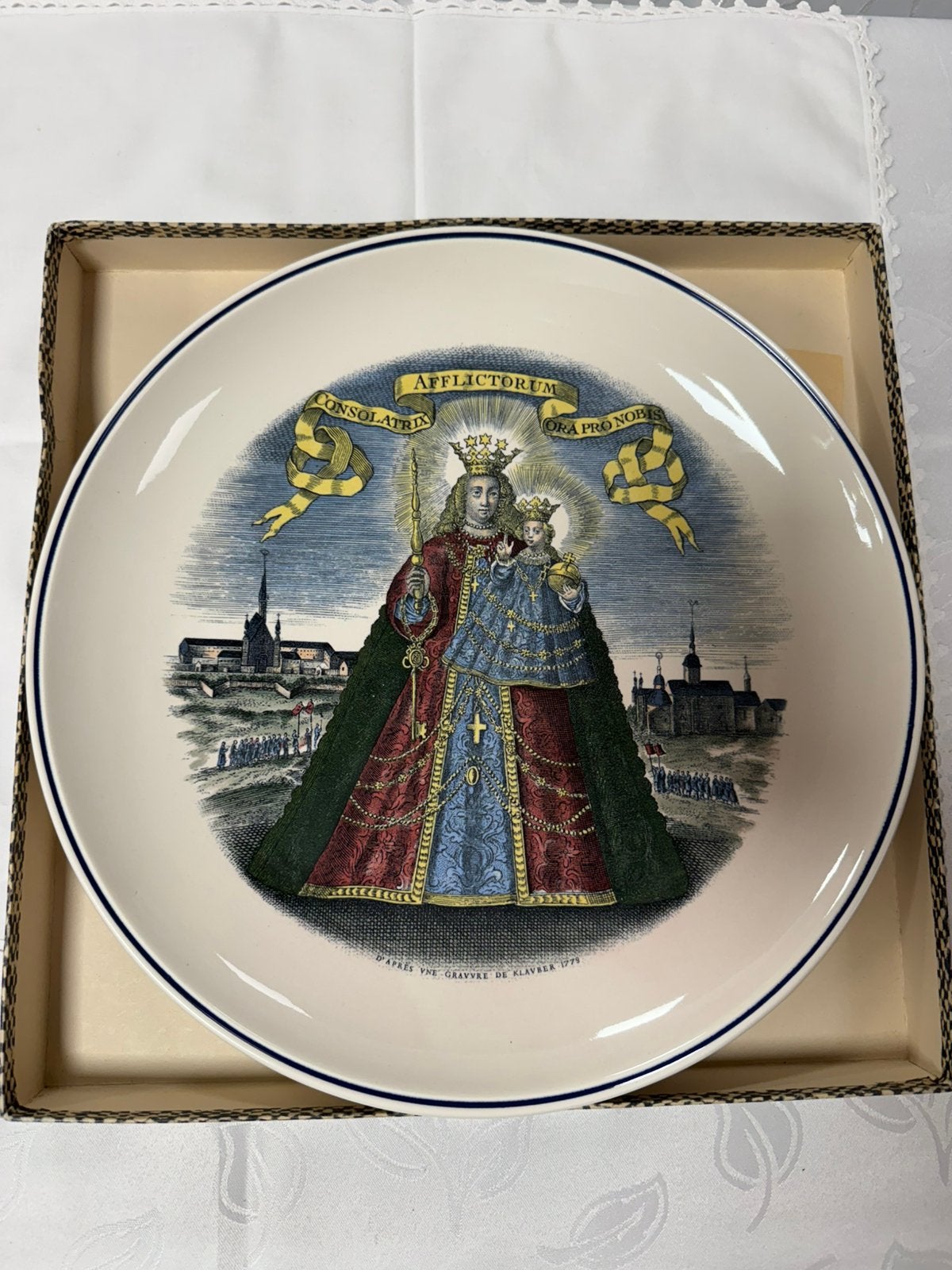 Assiette commémorative Villeroy & Boch, Ophalen