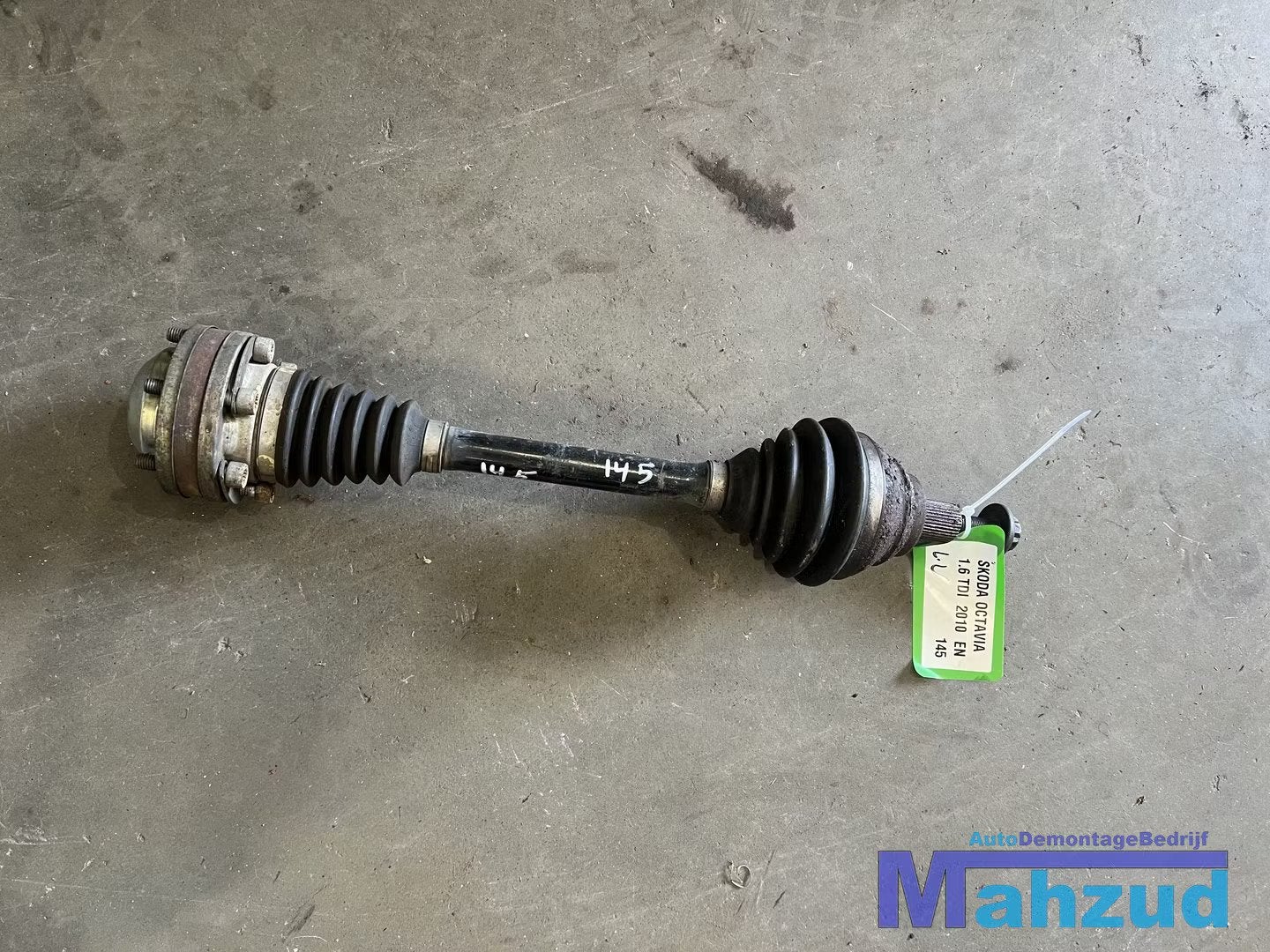 SKODA OCTAVIA 2 combi 1.6 tdi links aandrijfas 1K0407271JK 2, Tr. Vaclava Klementa 869
293 01  Mlada Boleslav, CZ, Skoda, Skoda Auto a.s.