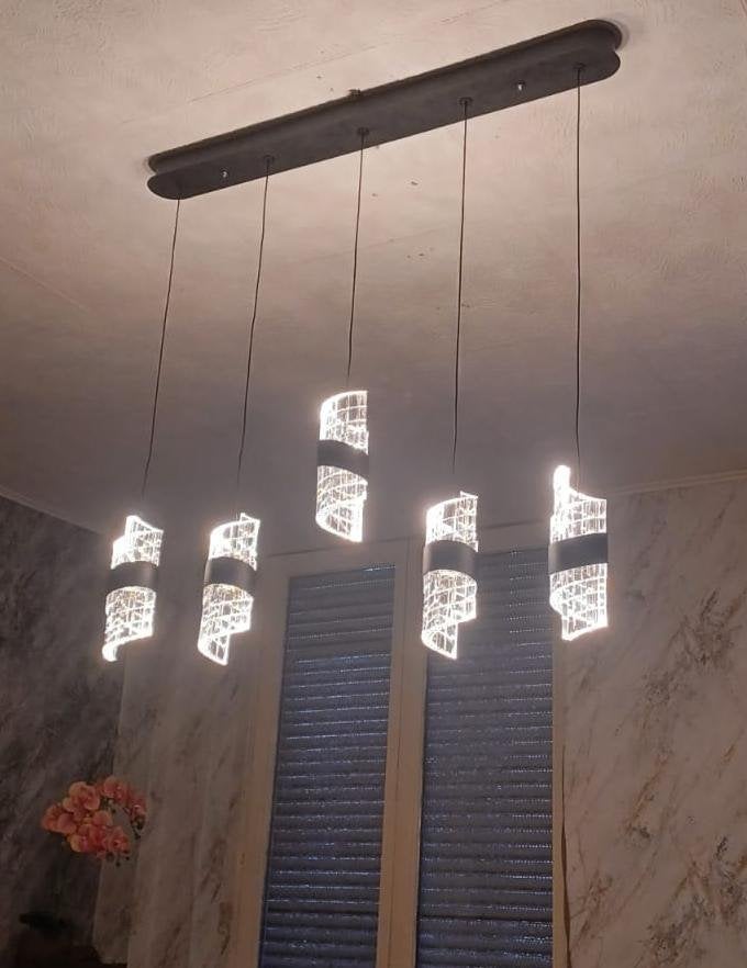 Suspension lustre led, Enlèvement, Comme neuf, Verre, Moderne
