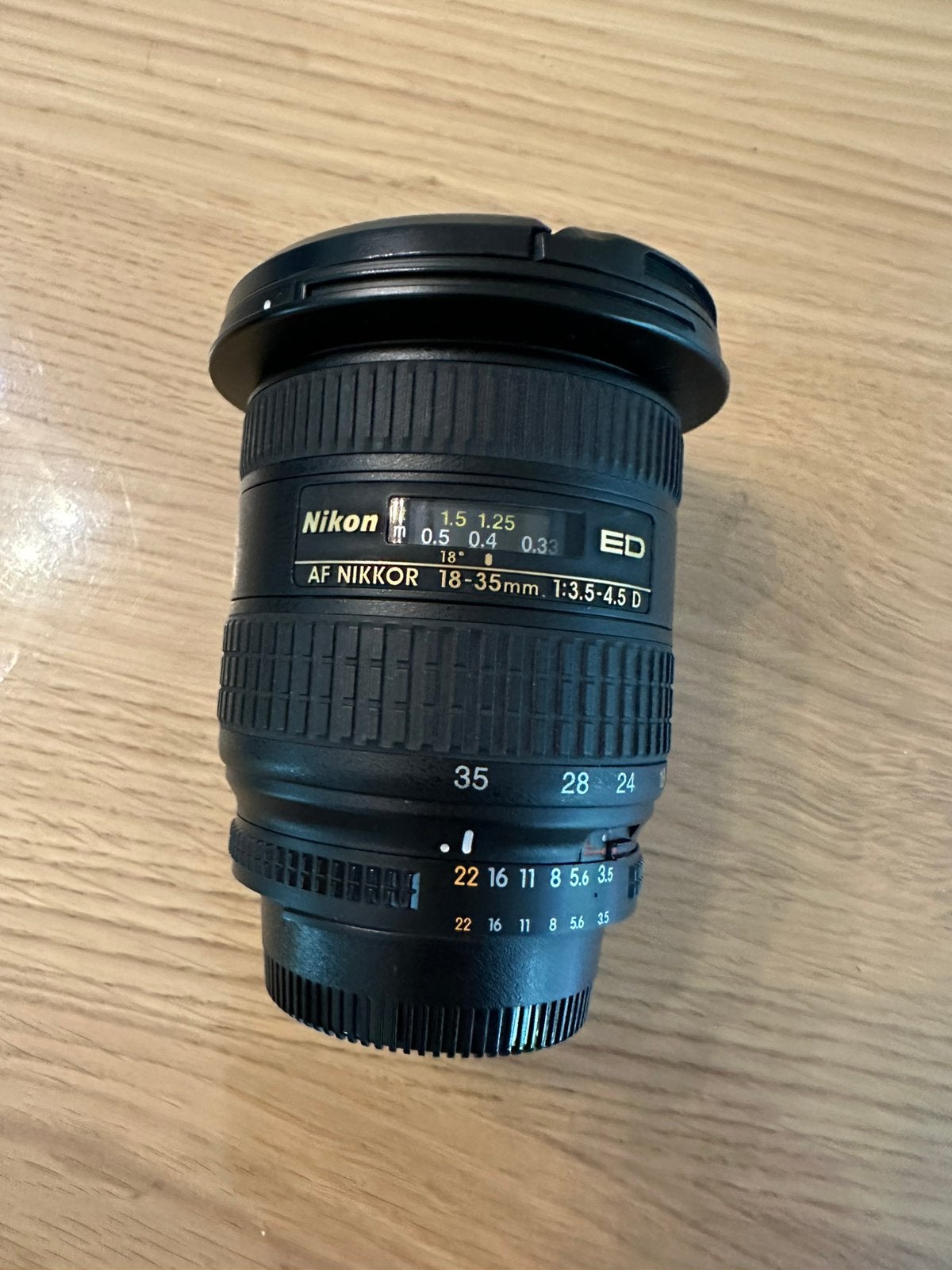 Nikon AF Nikkor 18-35mm f/3.5-4.5D IF-ED – Groothoeklens, Ophalen, Zo goed als nieuw, Nikon, Groothoeklens