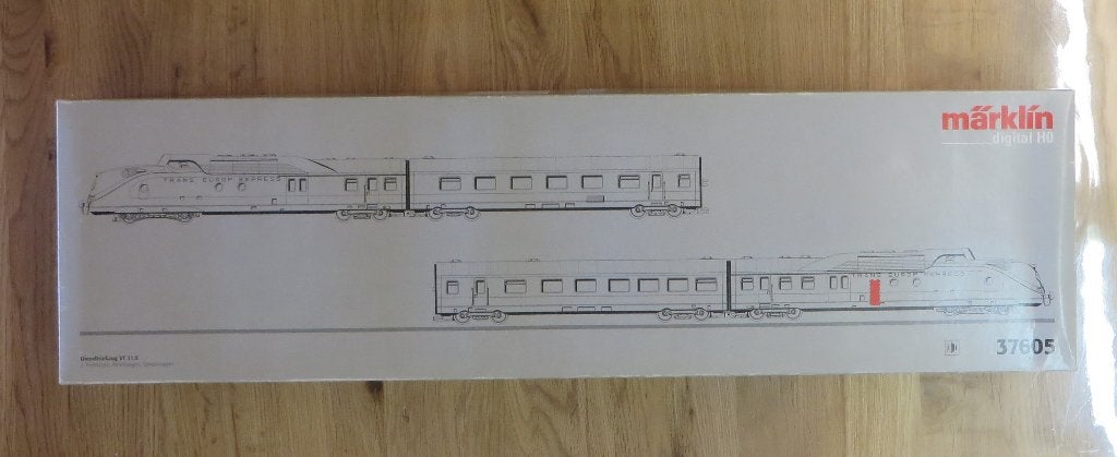 MARKLIN coffret train diesel 37605, Courant alternatif, Utilisé, Set de Trains, Märklin