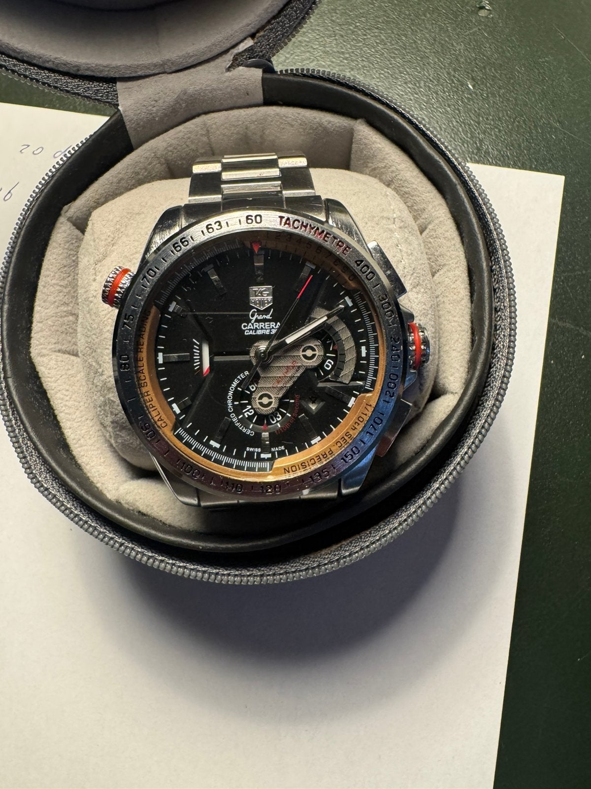 Tag heuer calibre 36, Handtassen en Accessoires, Horloges | Heren, Ophalen, Zo goed als nieuw, TAG Heuer