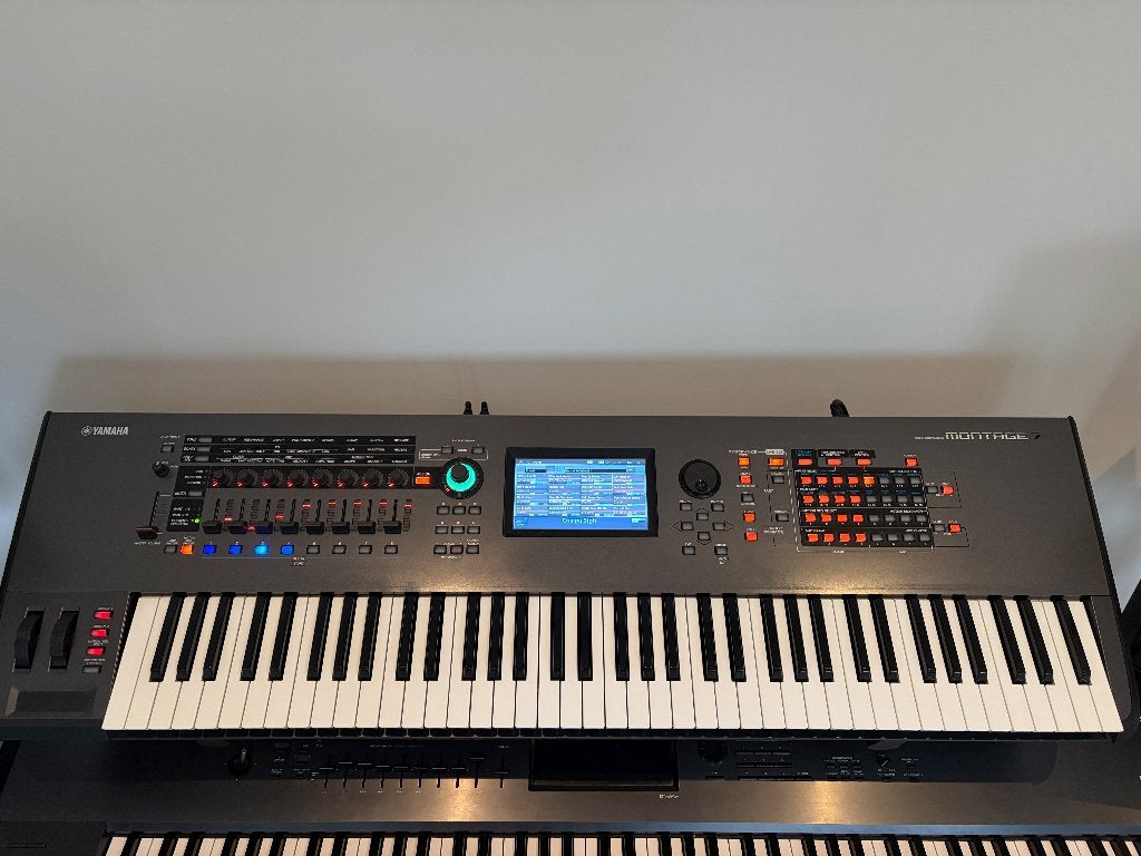 Yamaha Montage 7 – Inclusief uitgebreide sound library, Muziek en Instrumenten, Synthesizers, Ophalen, Zo goed als nieuw, 76 toetsen