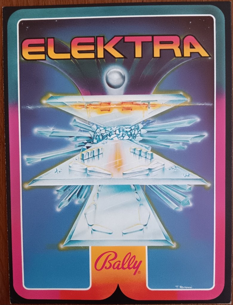 Flipperkast  BALLY  ELECTRA  Flyer, Verzamelen, Automaten | Flipperkasten, Verzenden, Bally, Overige typen, Nieuw