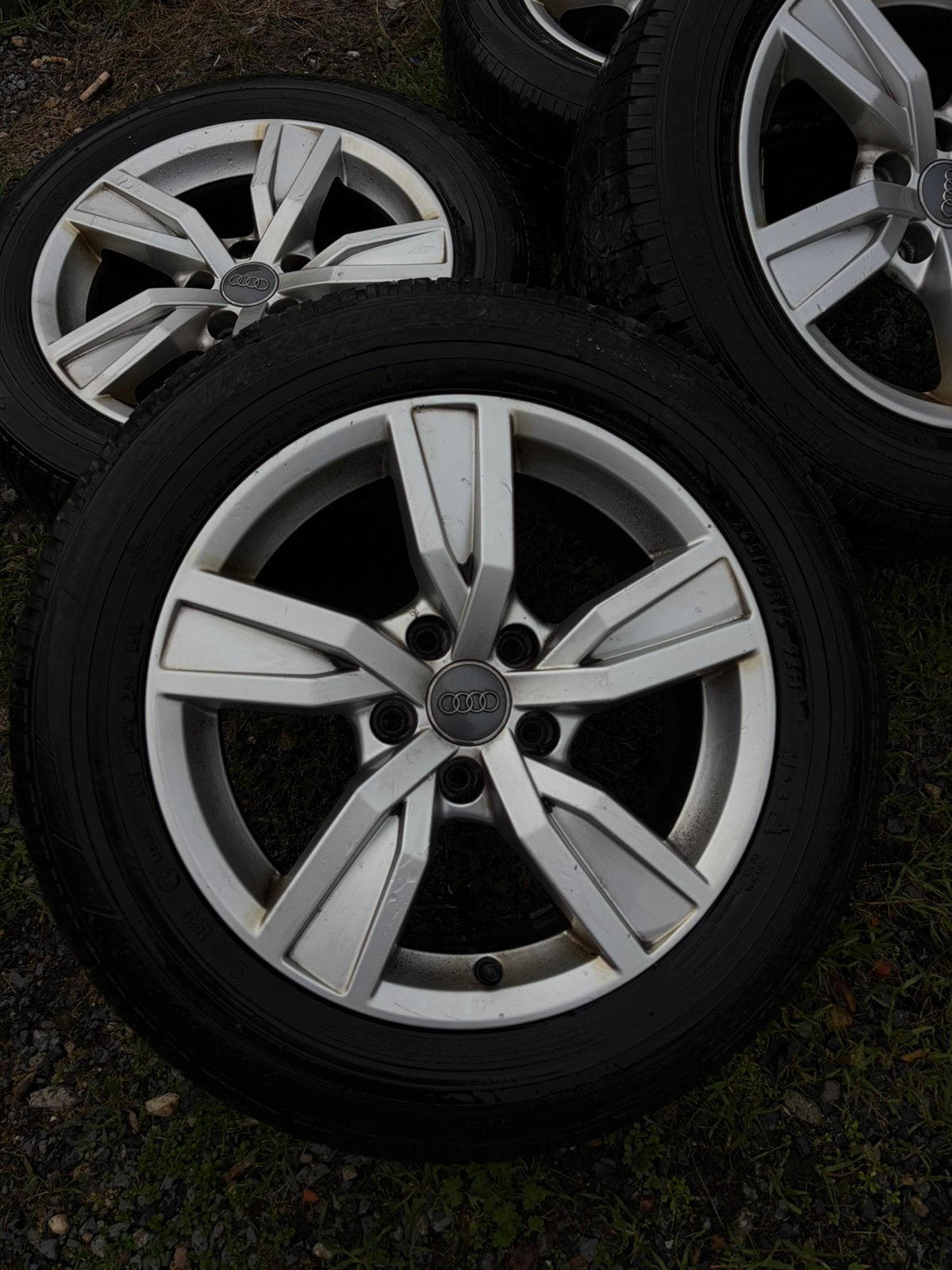 Audi winterset, Ophalen, Gebruikt, 16 inch, Banden en Velgen