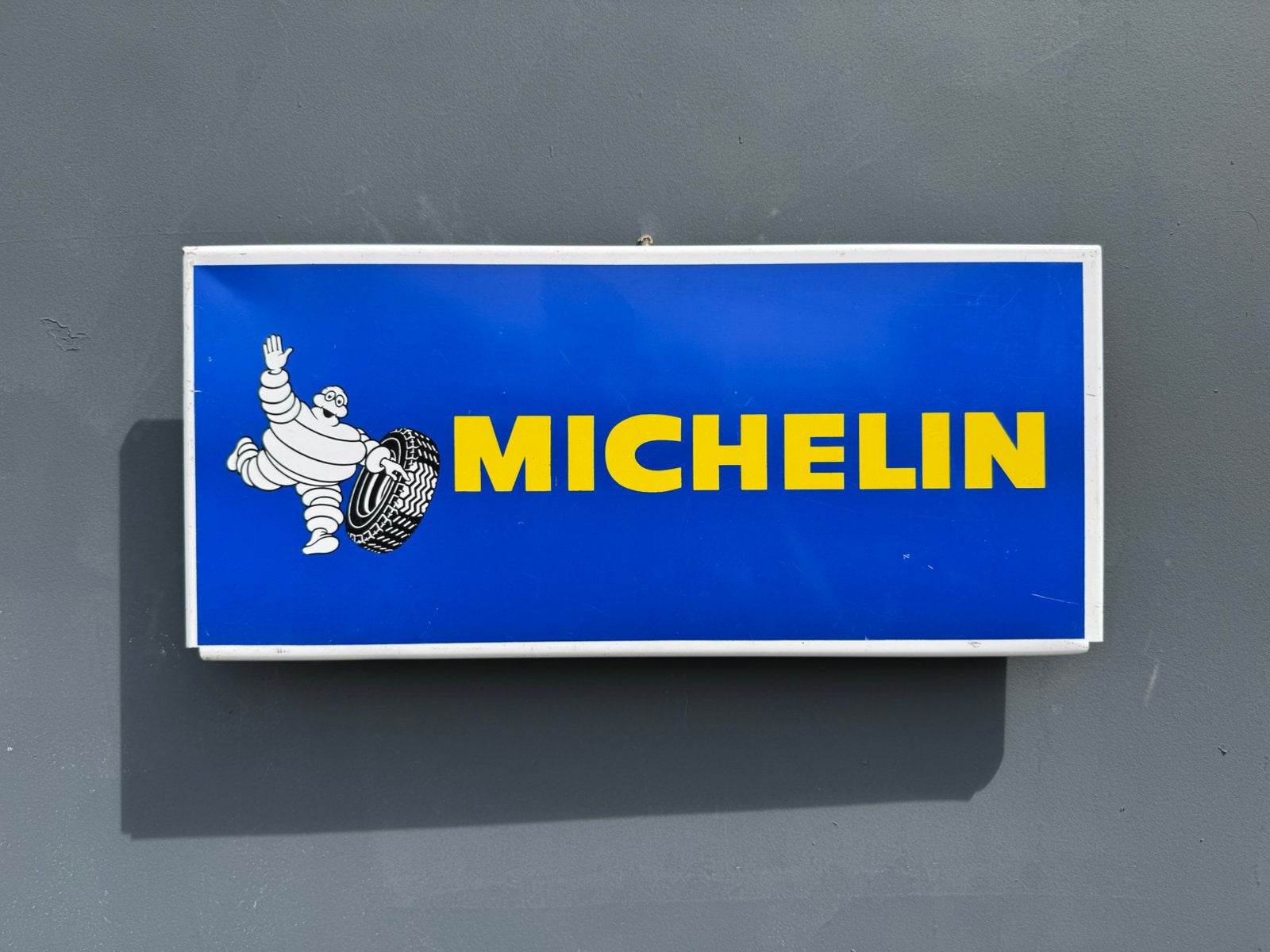 MICHELIN Banden oud reclamebord, Verzamelen, Ophalen of Verzenden, Gebruikt, Reclamebord