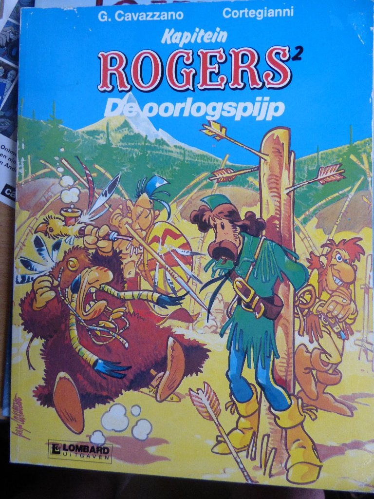 kapitein rogers , de oorlogspijp, Verzenden
