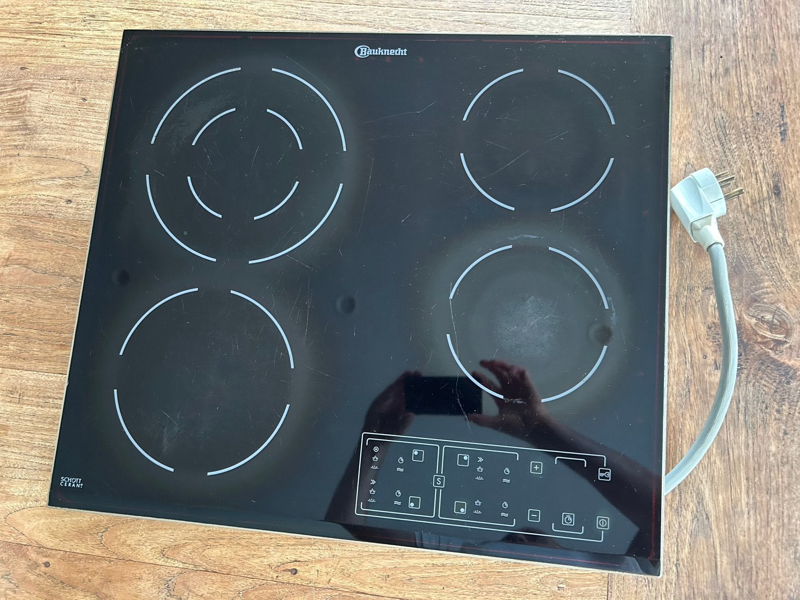 Inductievuur, Electroménager, 4 zones de cuisson, Encastré, Enlèvement, Utilisé