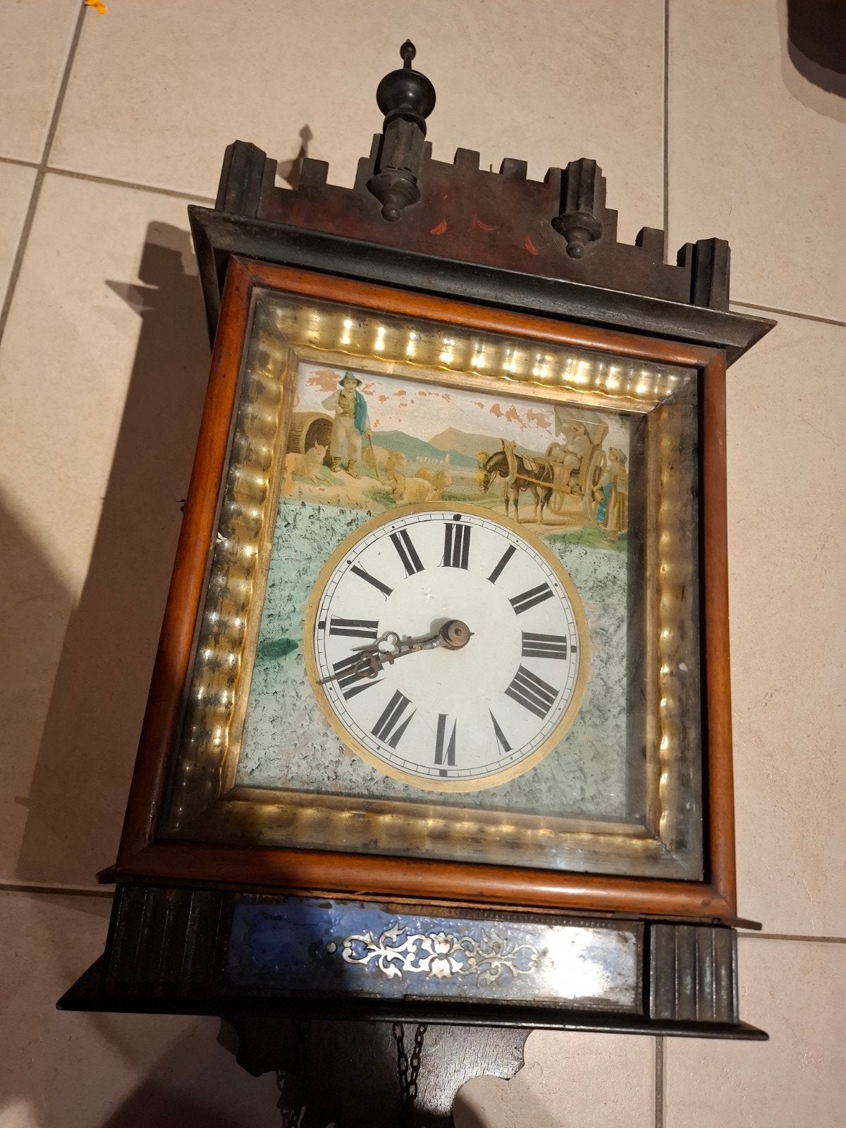 zwarte woud klok, Antiek en Kunst, Ophalen