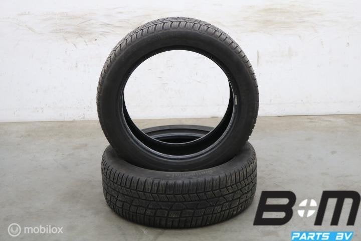 2 x 2255018 99H Conti WinterContact TS830P 5mm 225 50 18, Auto-onderdelen, Banden en Velgen, 18 inch, Gebruikt, Winterbanden, Band(en)