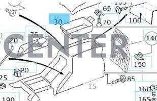 Mercedes-Benz Classe G - Compartiment de rangement A46368002, -, Comme neuf, -, -