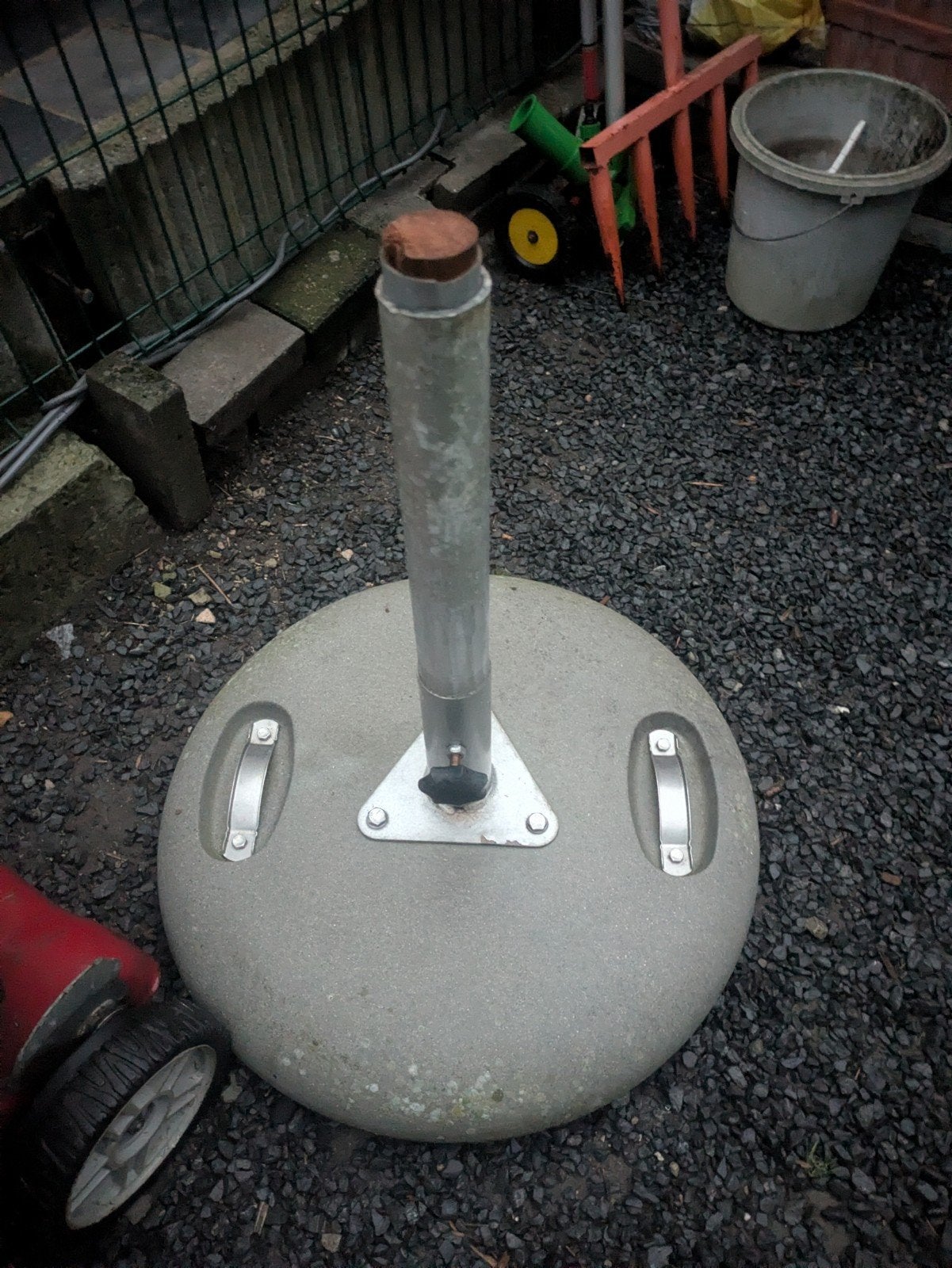 parasolvoet te koop, Ophalen, Zo goed als nieuw, Minder dan 1 meter, Parasolvoet