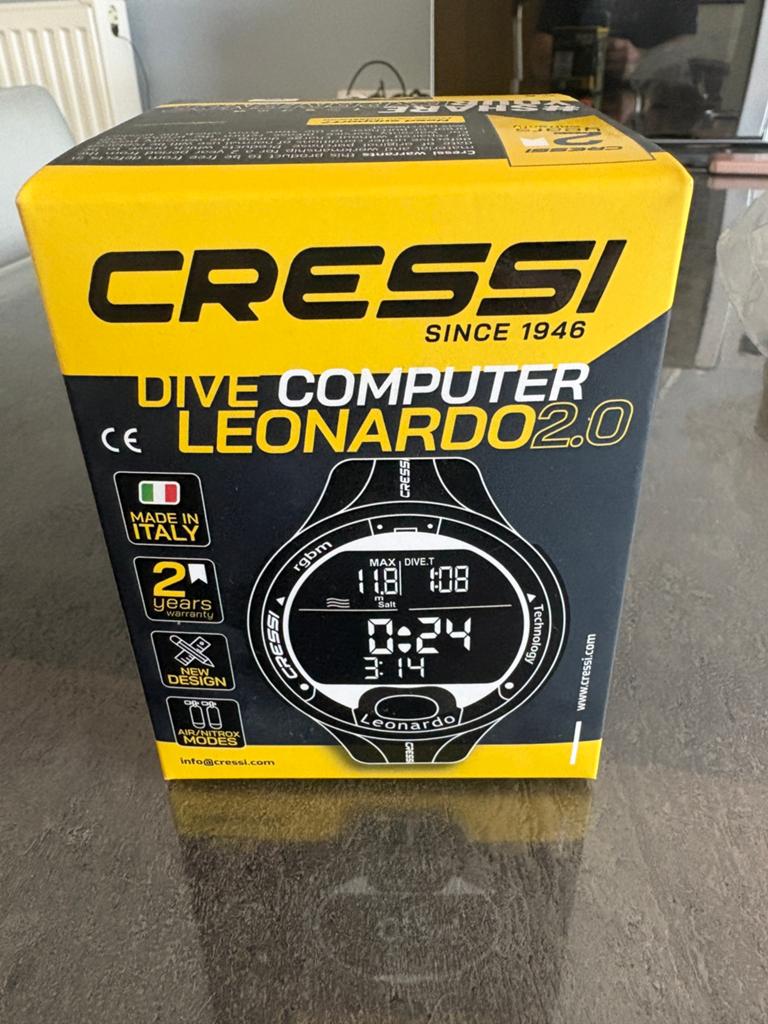Cressi Leonardo duikcomputer te koop, Watersport en Boten, Ophalen of Verzenden, Zo goed als nieuw