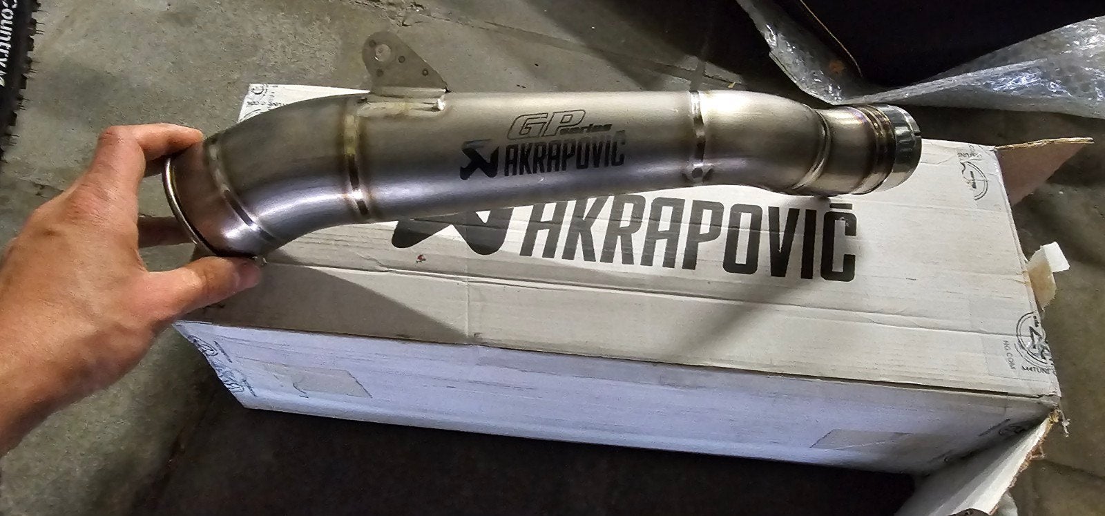 silencieux akrapovic hornet 600, cbr600f 2012, Enlèvement