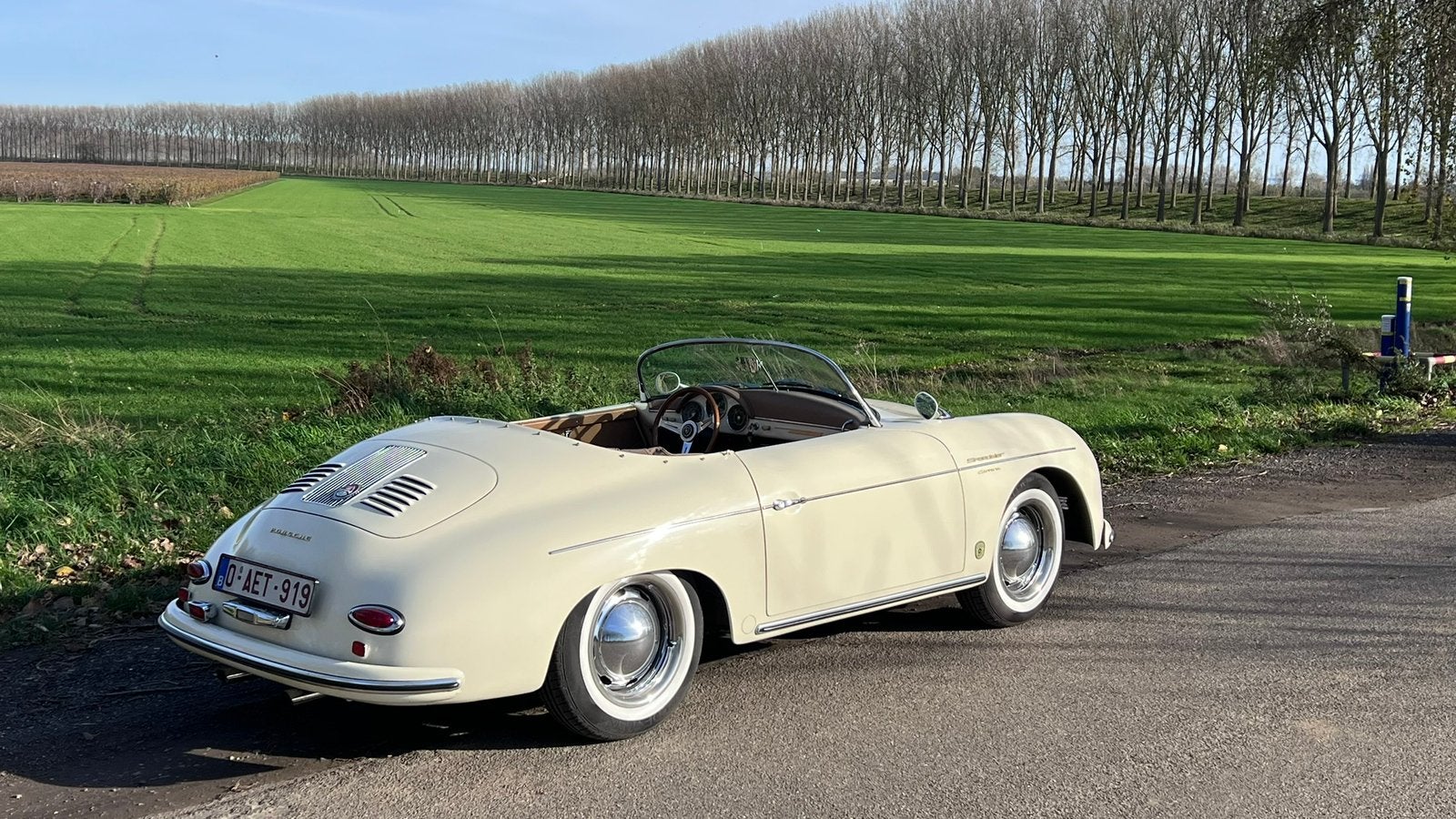 Porsche 356 A speedster replica perfecte staat, Beige, Leder, Porsche, Particulier