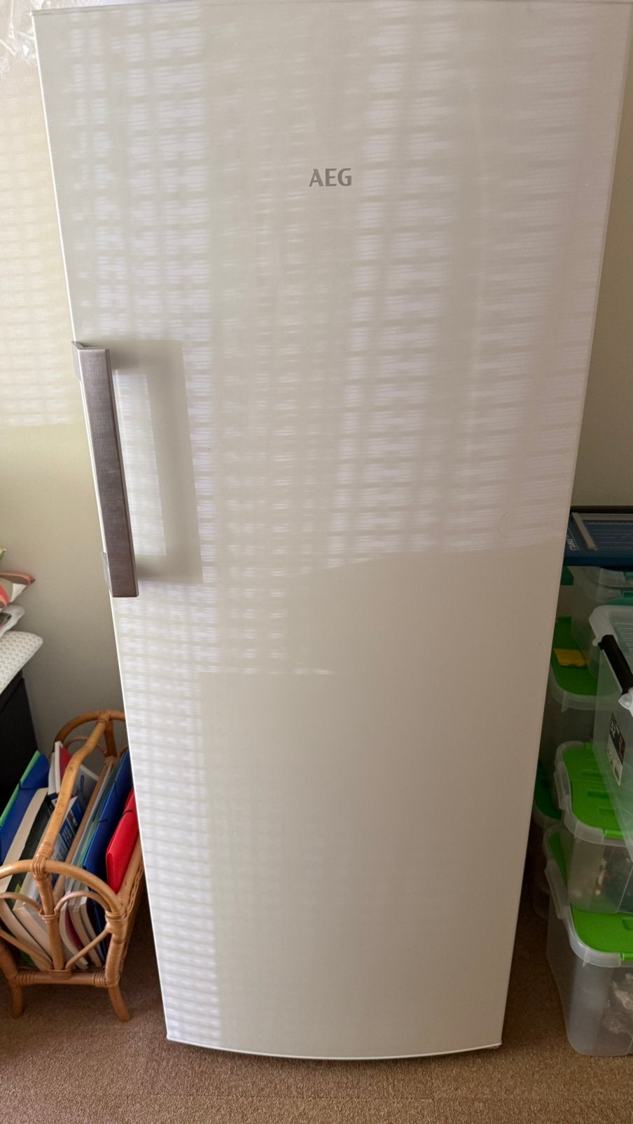 AEG diepvriezer, 180 liter, A+, Elektronische apparatuur, Vriezers en Diepvrieskisten, Gebruikt, Energieklasse A of zuiniger, Vrijstaand