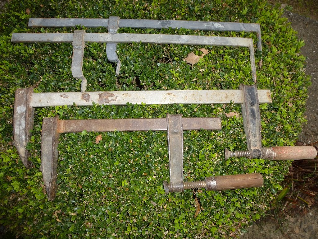 Quatre serre-joints, Enlèvement, Utilisé, Autres types