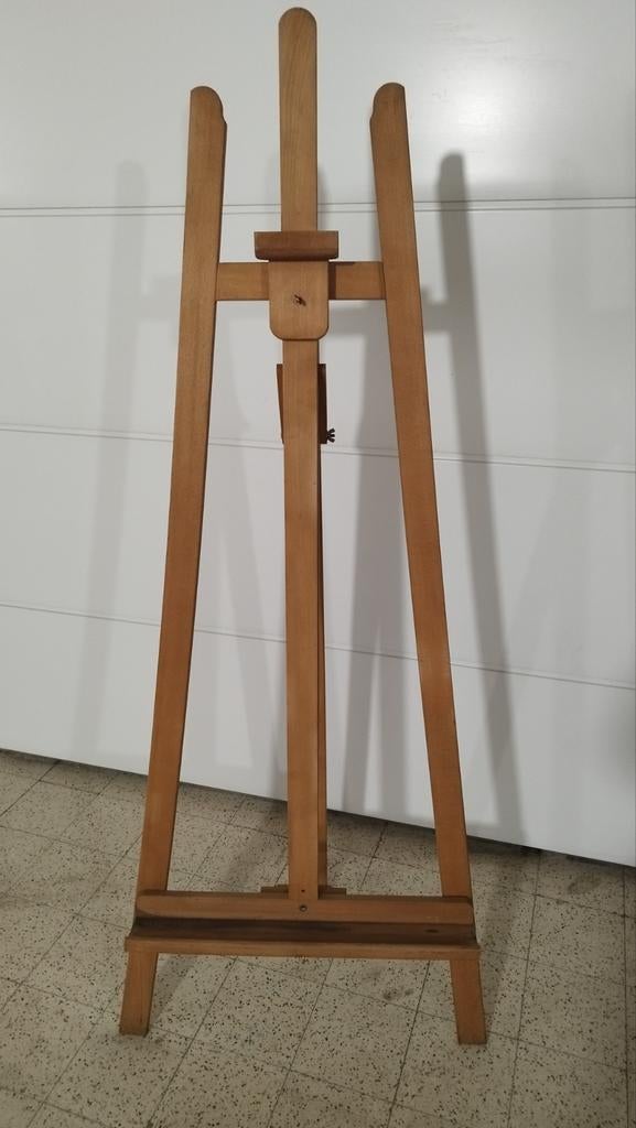 Grand chevalet de peintre en bois, Chevalet