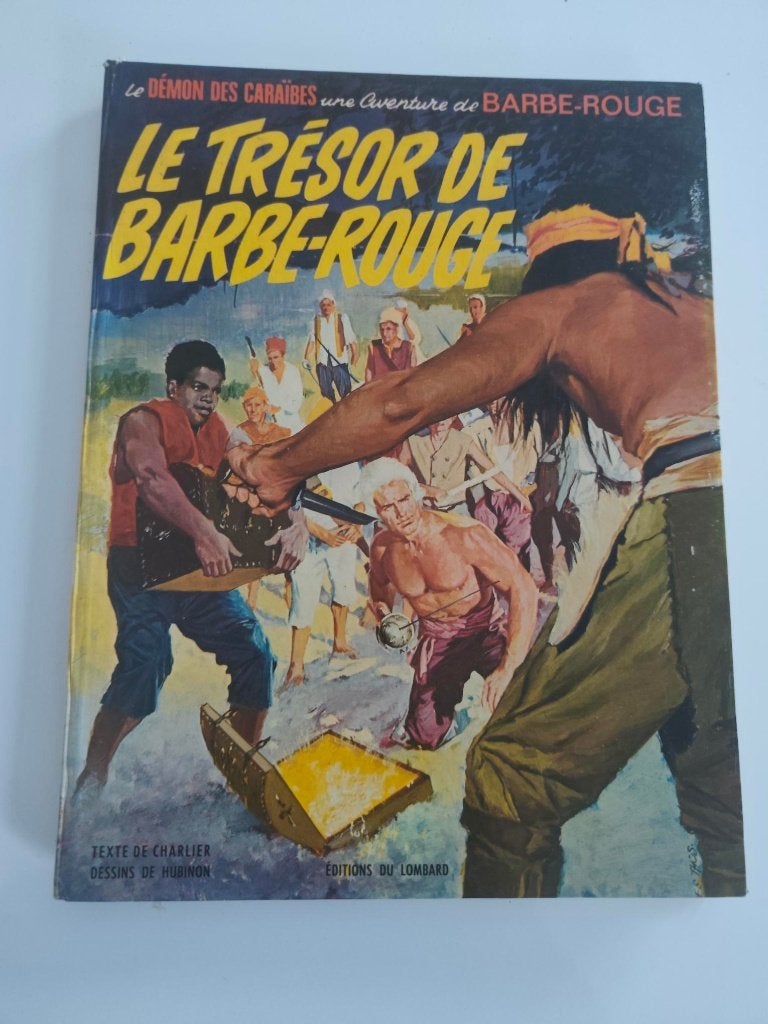 Barbe-Rouge  Le Trésor de Barbe-Rouge – ÉO1971, Envoi, Comme neuf, Charlier - Hubinon