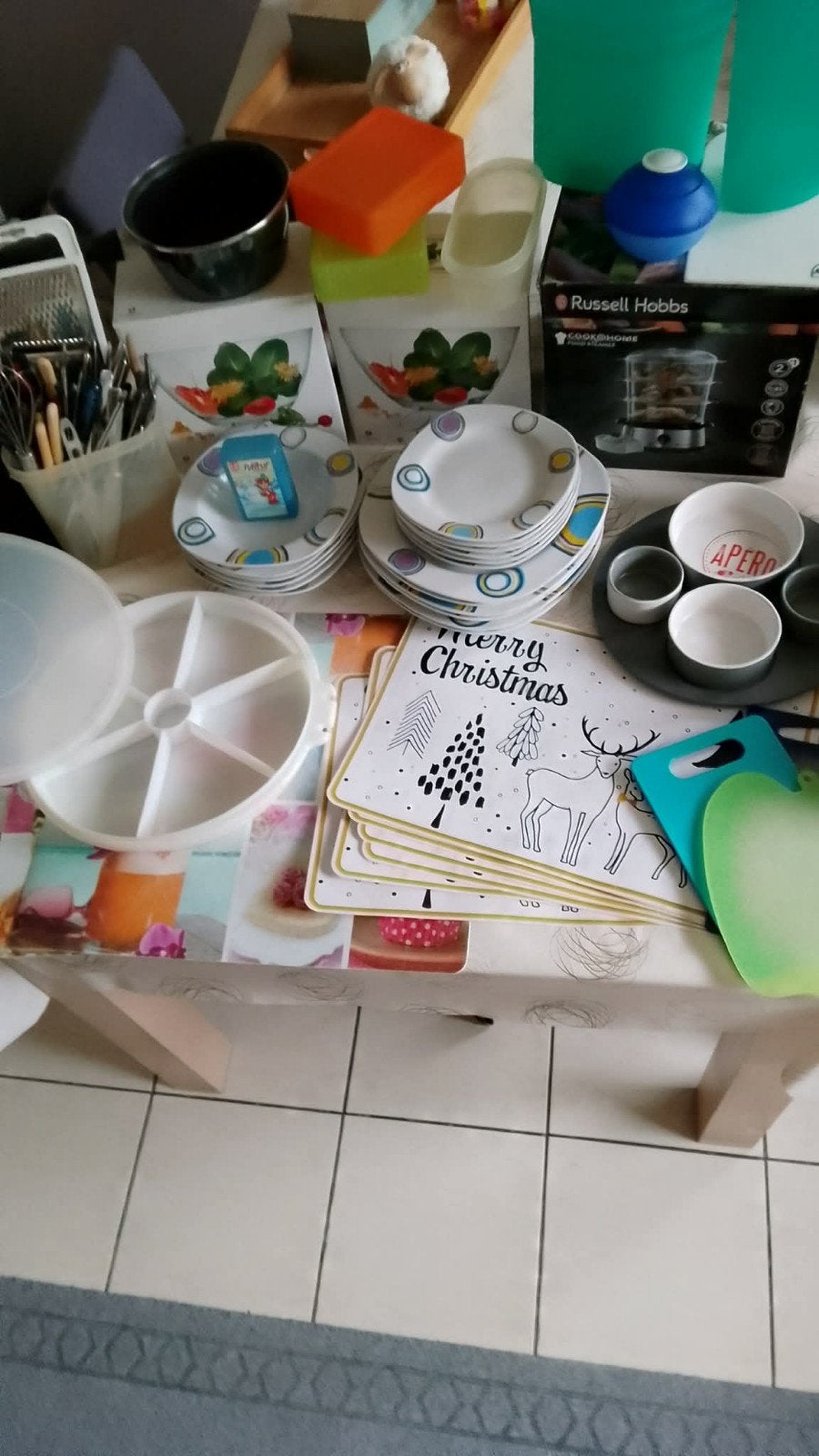 Allerlei keuken gerief., Ophalen