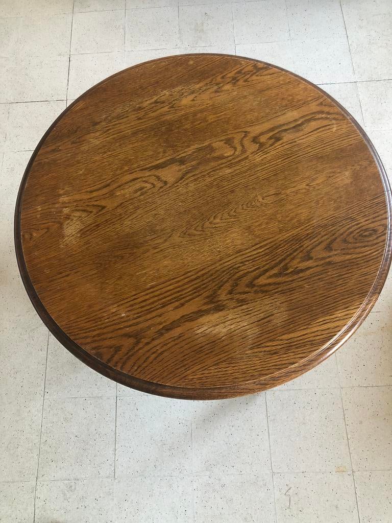 Ronde salontafel, Ophalen