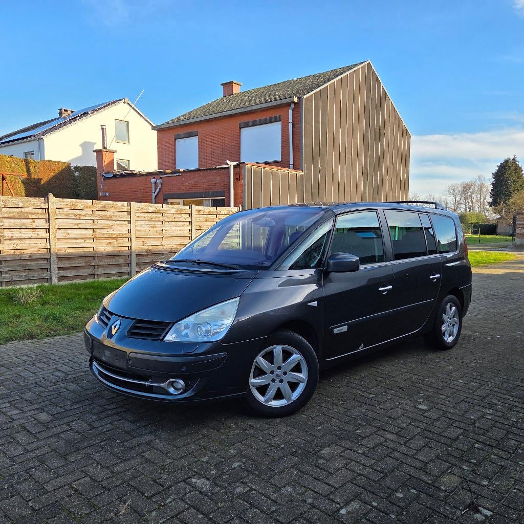 Renault Espace 2.0 dci van 2010, automaat, Auto's, Monovolume, Zwart, Bedrijf, Diesel