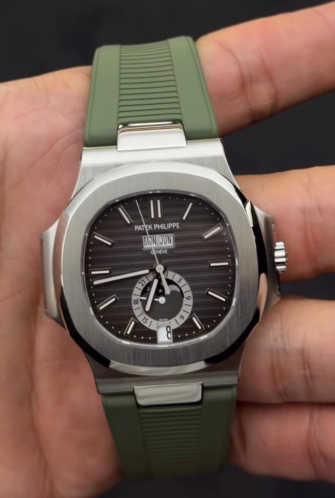 Patek phillipe nautilus 5726, Handtassen en Accessoires, Horloges | Heren, Ophalen, Zo goed als nieuw