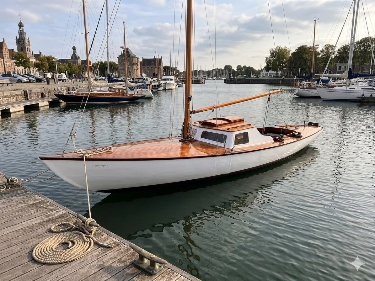 Wedstrijdzeilboot 720 klasse van jaren 20 met damco trailer, Sports nautiques & Bateaux, Voiliers à cabine & Voiliers, Autres carburants