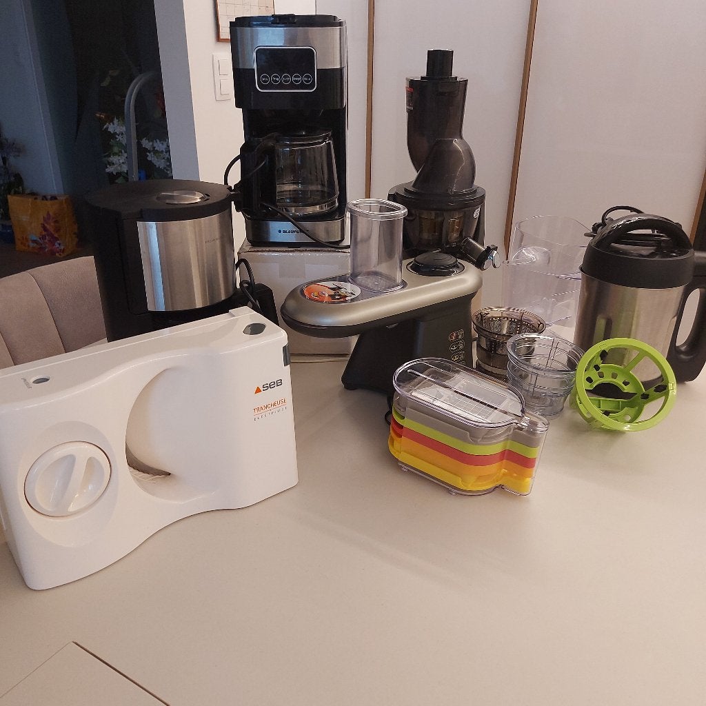 Lot  6 electromenagers, Elektronische apparatuur, Juicers, Ophalen, Gebruikt