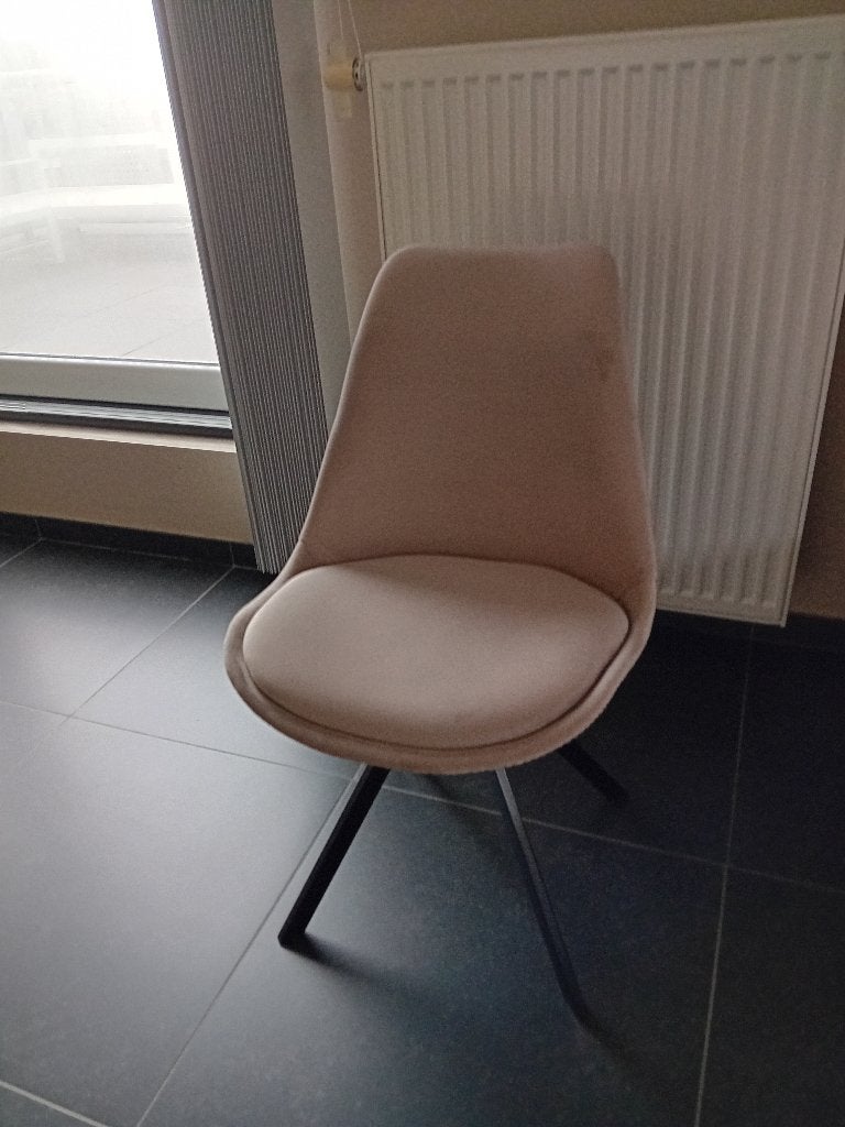 Stoelen velvet 6 stuks, Huis en Inrichting, Stoelen, Ophalen, Gebruikt, Overige kleuren, Stof