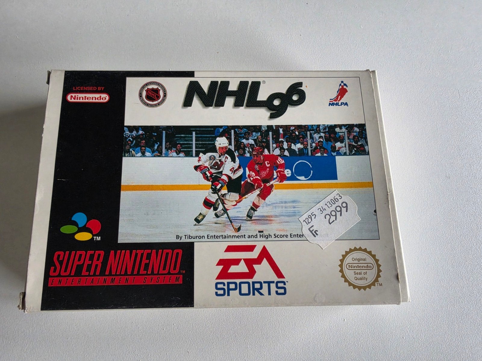 NHL 96 ice hockey super nintendo snes, Ophalen of Verzenden