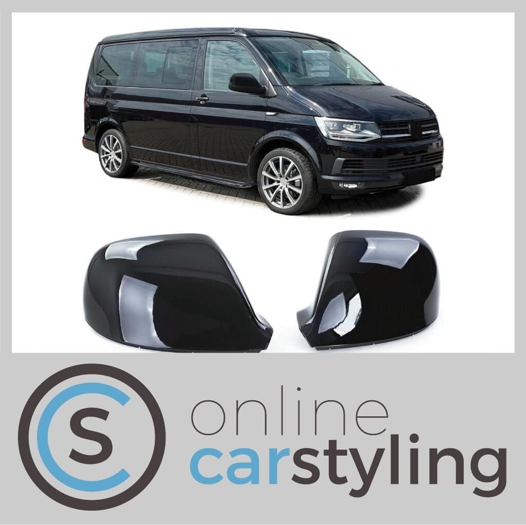 Spiegelkappen VW Transporter T5.2 Glossy Black, Auto-onderdelen, -, Volkswagen, -, Nieuw