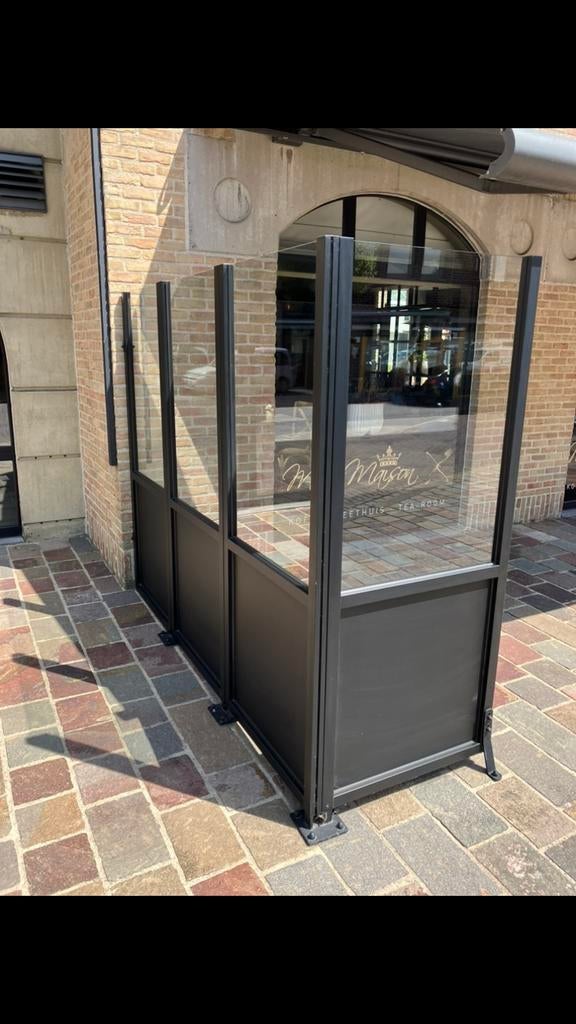 Windscherm, Ophalen, Zo goed als nieuw, Aluminium