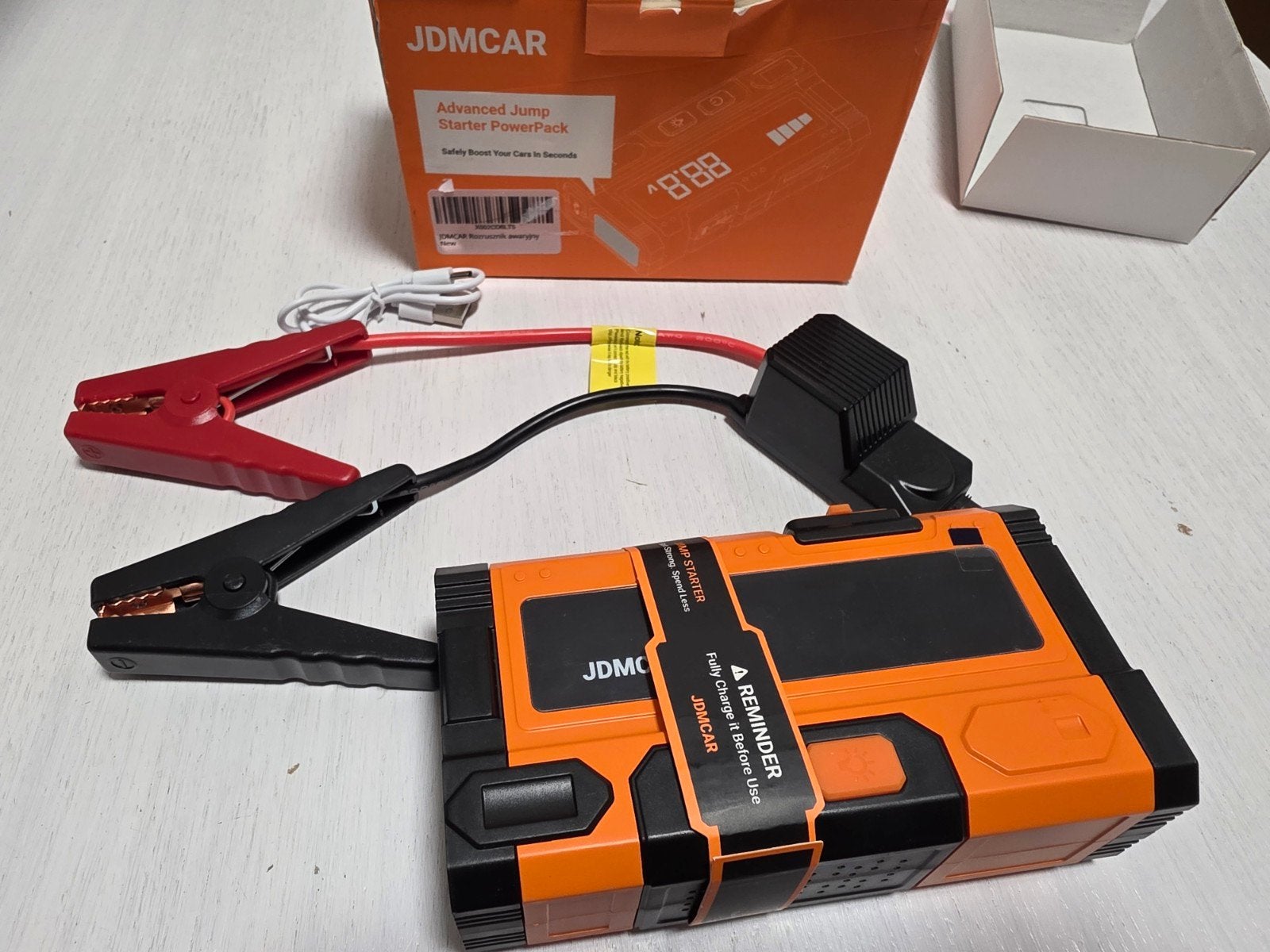 JDMCAR JN-8148 Jump Starter & Powerbank, Nieuw