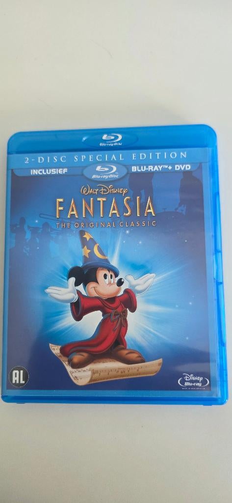BR - Fantasia original classics (Disney 3), Cd's en Dvd's, Blu-ray, Zo goed als nieuw, Kinderen en Jeugd, Ophalen of Verzenden