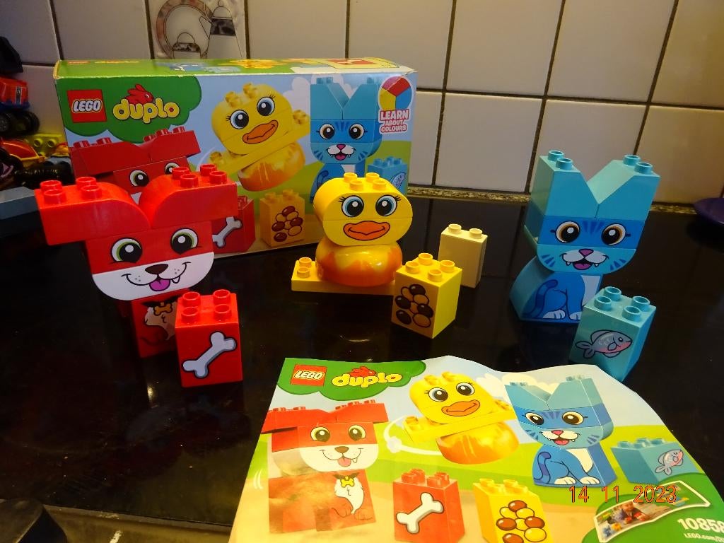 DUPLO Mijn Eerste Puzzeldieren -10858*VOLLEDIG* PRIMA STAAT, Enlèvement ou Envoi, Duplo