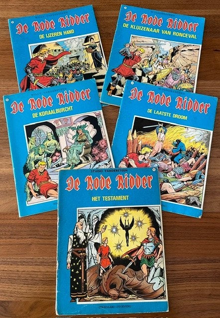 De Rode Ridder, Gelezen, Willy Vandersteen, Ophalen of Verzenden, Meerdere stripboeken