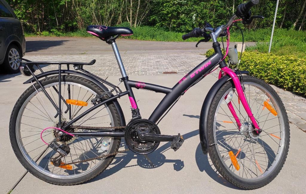 Kinderfiets meisje 1e - 6e leerjaar, Ophalen, 20 inch of meer, B-twin, Gebruikt