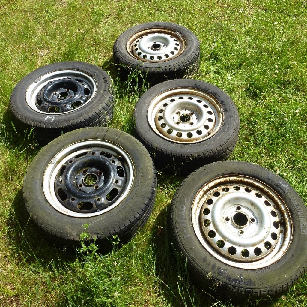 Cinq Jantes   4x100    R14, Autos : Pièces & Accessoires, Pneus & Jantes, Enlèvement, Utilisé, 14 pouces, Jante(s)