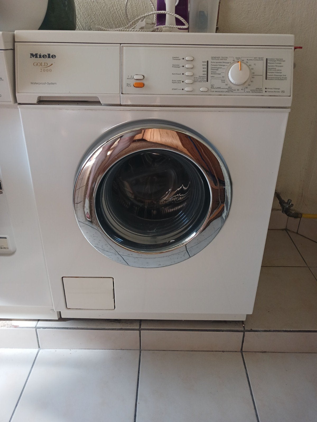 wasmachine miele, Enlèvement