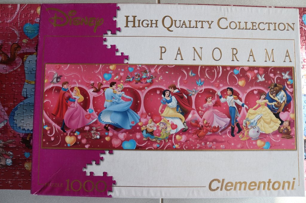 Puzzle 1000 pièces - Disney Princess Panorama, Enlèvement, Puzzle