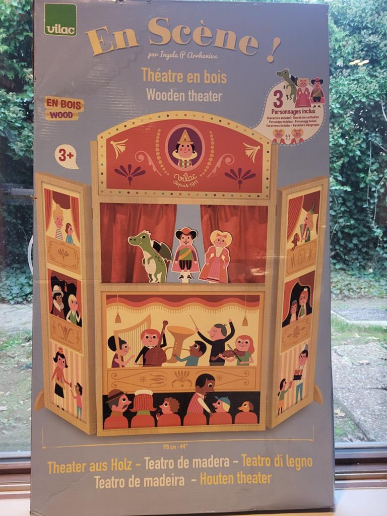 Vilac Poppenkast Houten Theater, Enlèvement