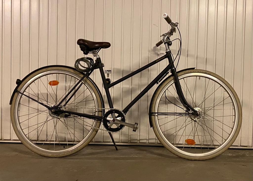 Achielle Saar-stadsfiets met 5 versnellingen, Gebruikt, Versnellingen, 50 tot 53 cm, Trommelrem